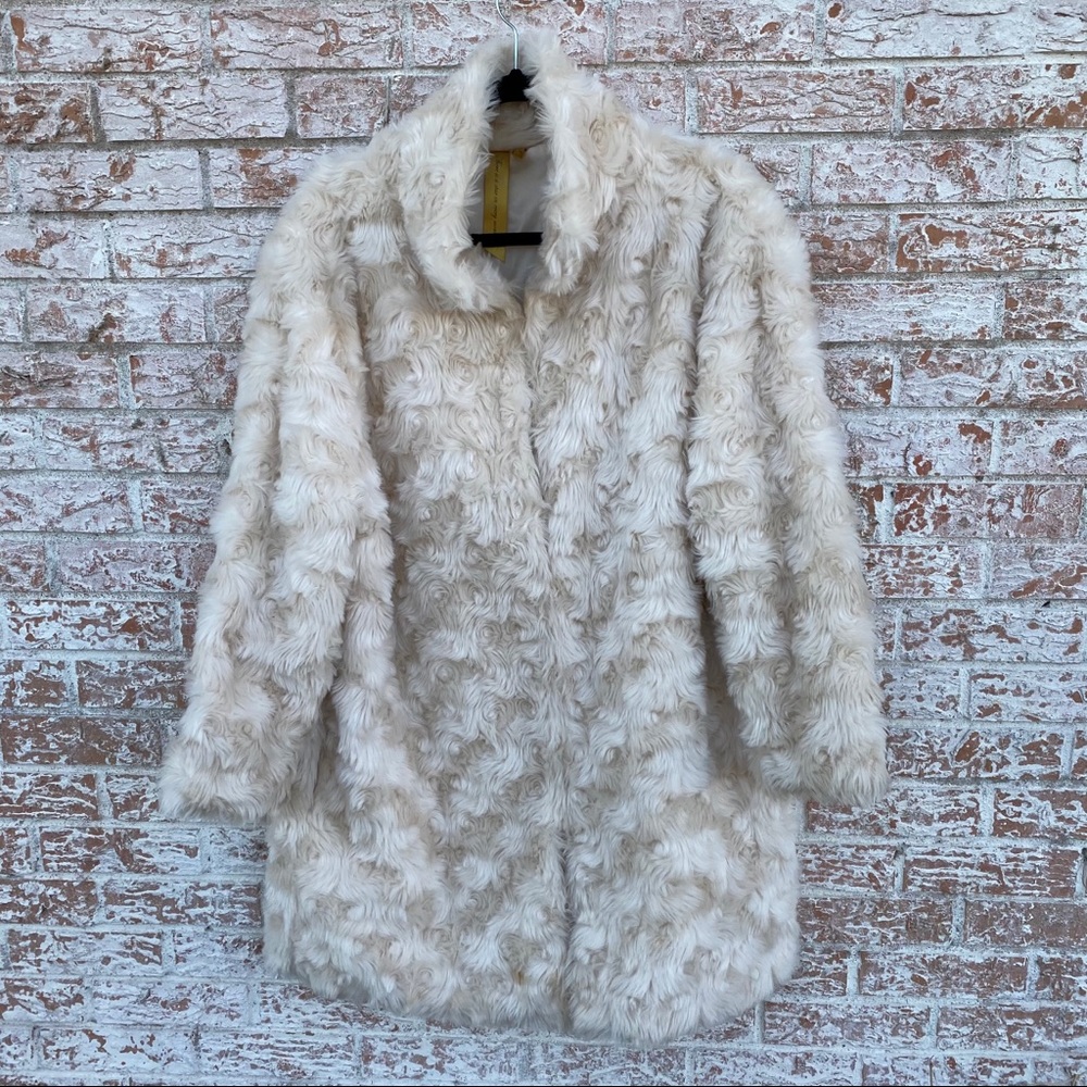There is a Star In Every Women Curly Faux Jacket